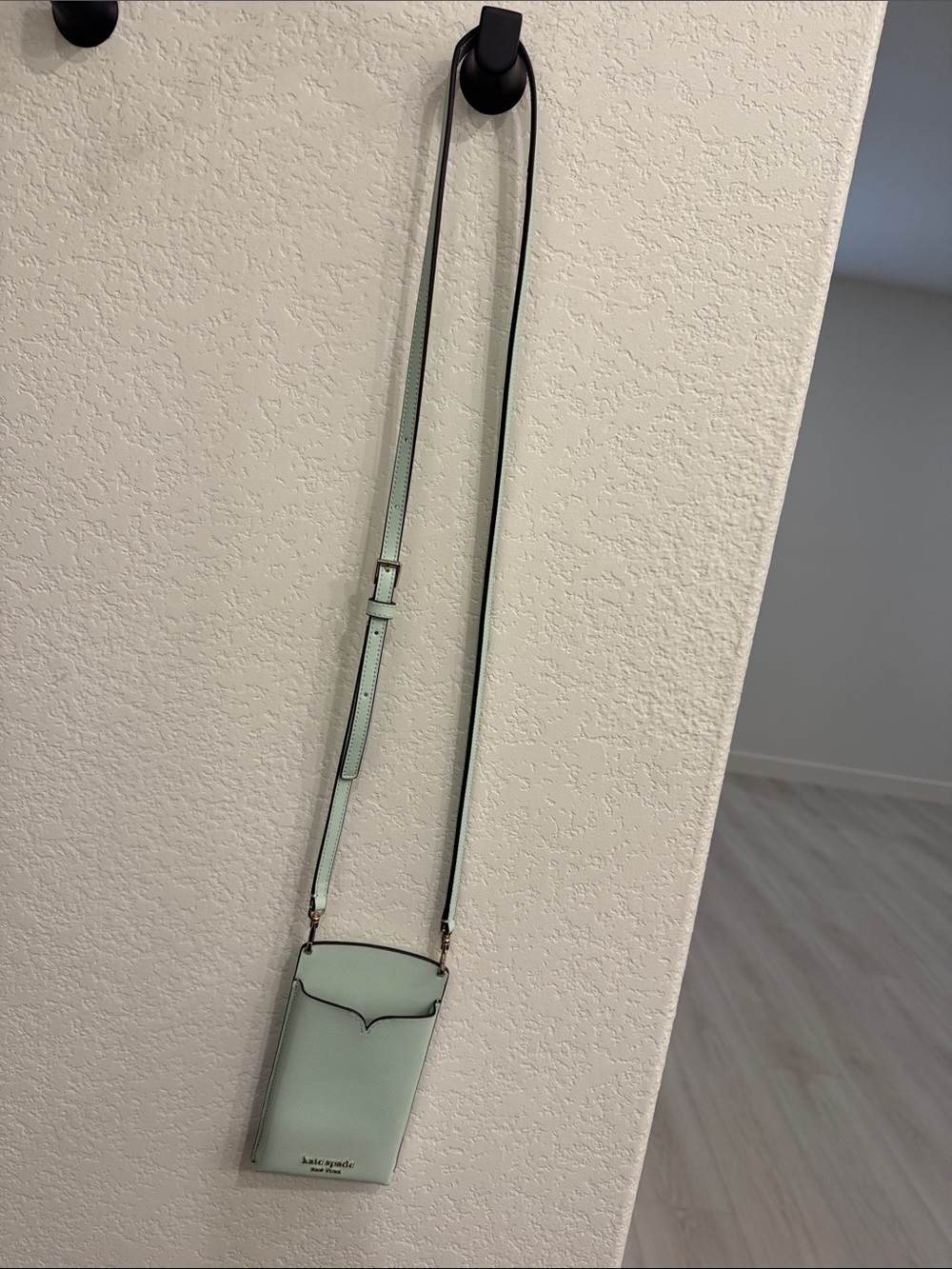 kate spade mint green crossbody phone satchel
